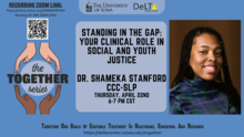 The Together Series: Standing in the Gap: Your Clinical Role in Social and Youth Justice